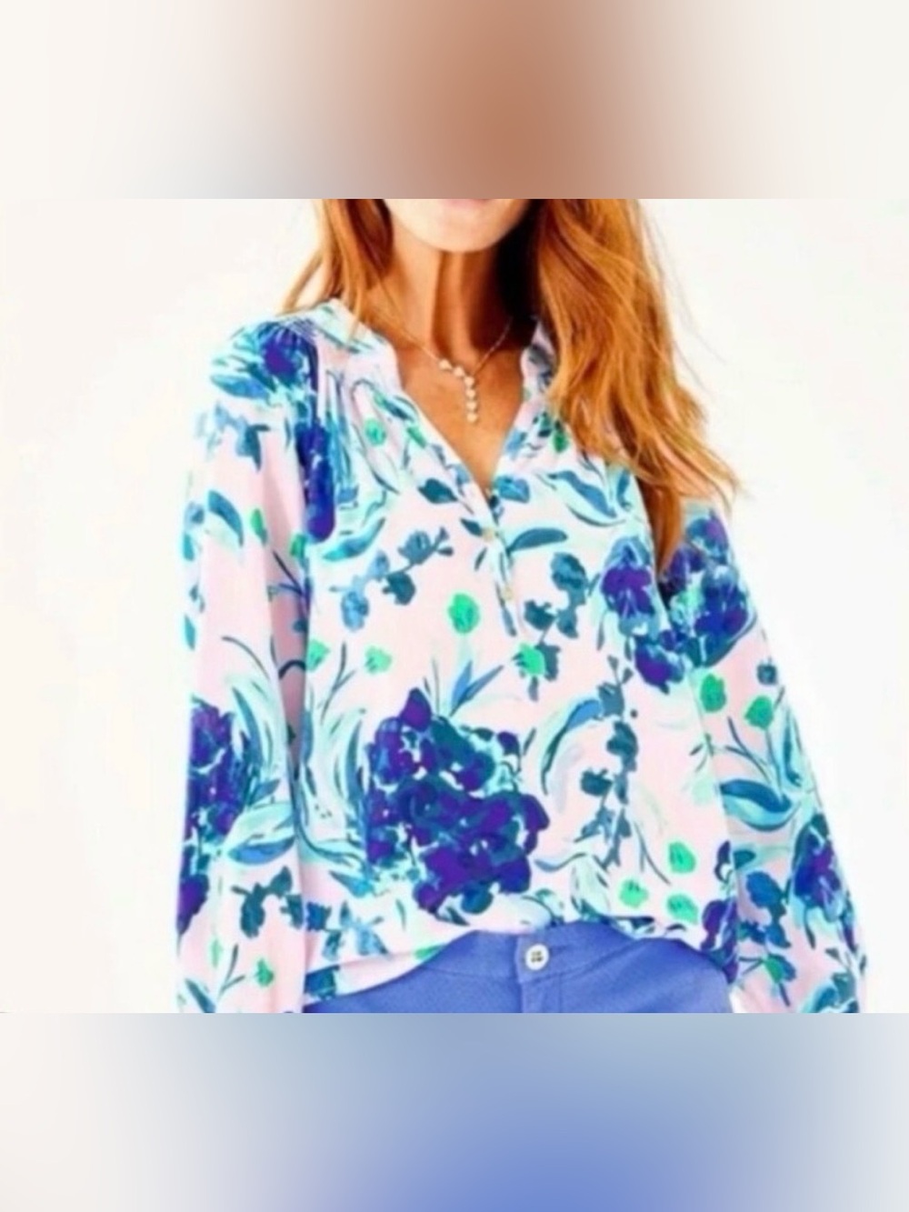 Lilly Pulitzer Elsa Silk Blouse